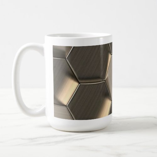 Trendy stylish wood pattern  coffee mug