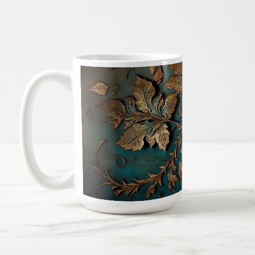 Trendy stylish wood pattern Coffee Mug 