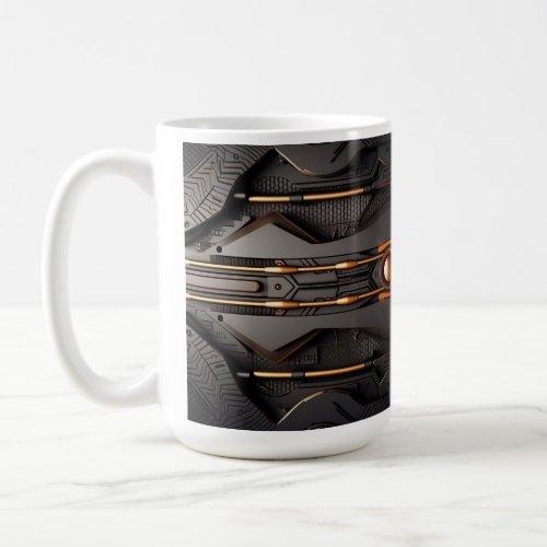 Trendy stylish wood pattern Coffee Mug 