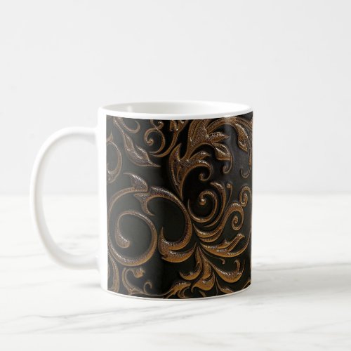 Trendy stylish wood pattern Coffee Mug 