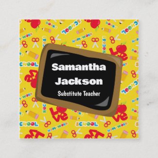 Trendy Substitute Teacher 
