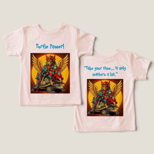 Trendy Superheros Toddler T-shirt (Design Front & Back)