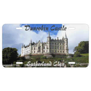 Trendy Sutherland Clan's Photo Dunrobin Castle License Plate