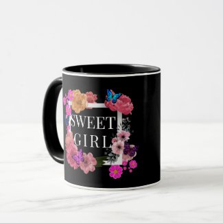 Trendy Sweet Girl Coffee Mug