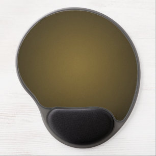 Trendy Tan and Black Grainy Vignette Gel Mouse Pad