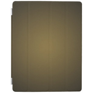 Trendy Tan and Black Grainy Vignette iPad Smart Cover