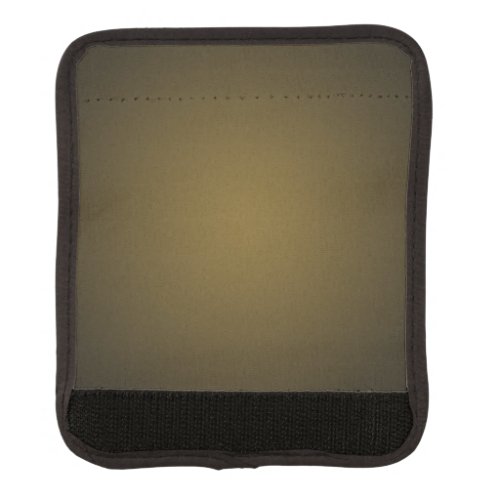 Trendy Tan and Black Grainy Vignette Luggage Handle Wrap