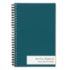 Trendy Teal Modern Minimalist Stylish