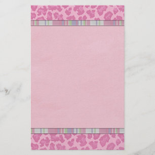 Trendy Teeny Bopper Pink Leopard Stationery