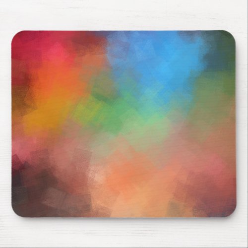 Trendy Template Abstract Art Elegant Colorful Mouse Pad