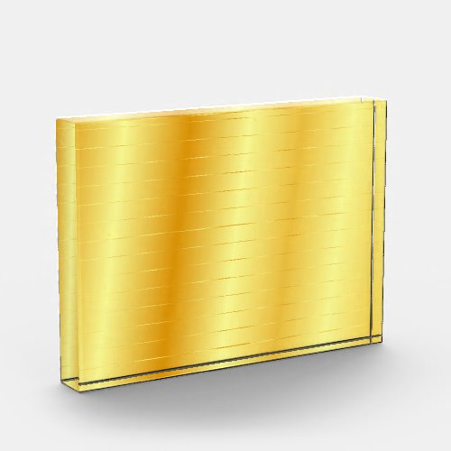 Trendy Template Custom Faux Gold Metallic Look Acrylic Award