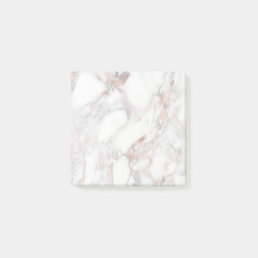 Trendy Template Elegant Rose Marble Background Post-it Notes