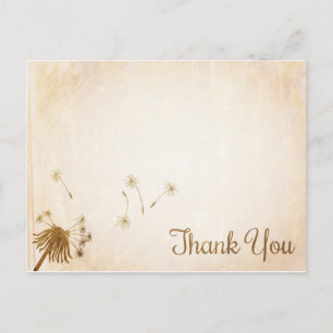 Trendy Thank You Postcard