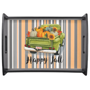 Trendy Thanksgiving Beautiful Autumn Collection Serving Tray