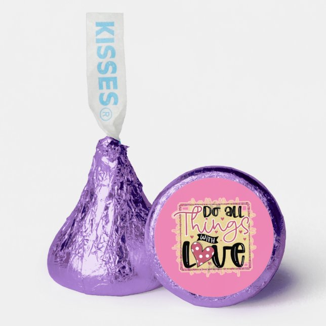 Trendy Things Love Valentines Day Hershey®'s Kisses® (Front)