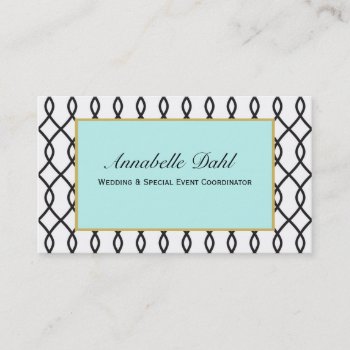 Trendy Tiffany Business Card by cami7669 at Zazzle