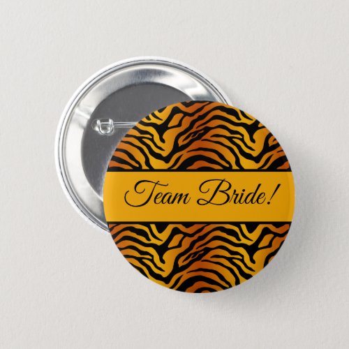 Trendy tiger print  button