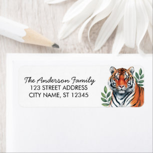 Trendy Tiger Return Address Black  Label