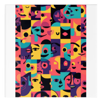 Trendy Tote Bag – Minimal & Modern Carry Bag Acrylic Print