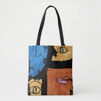 Trendy Tote Bag | The Face by AdzSpirit