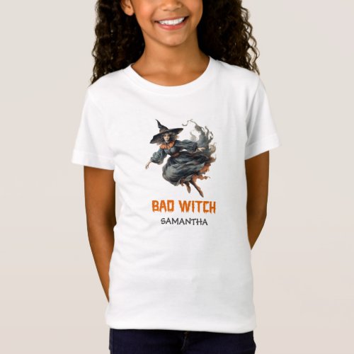 Trendy tradition classic Halloween bad witch T_Shirt