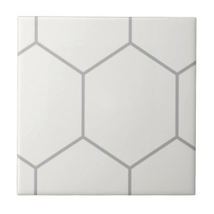 Trendy Traditional Classic Hexagon Pattern Ceramic Tile