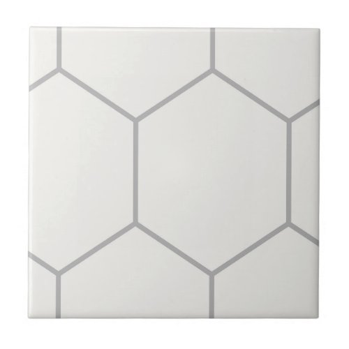 Trendy Traditional Classic Hexagon Pattern   Ceramic Tile