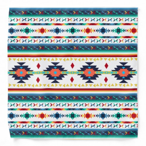 trendy tribal ethnic geometric pattern bandana