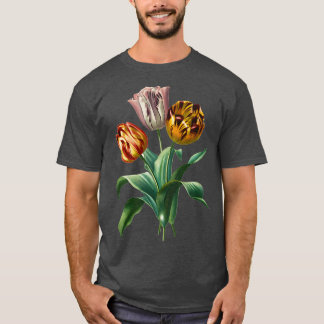 Trendy Tulip Flowers  T-Shirt