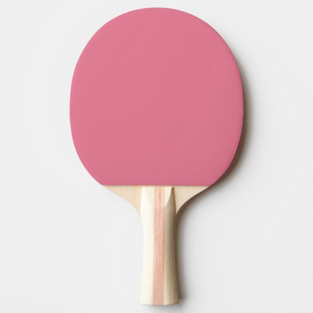 Trendy Tulip Pink Solid Color Ping Pong Paddle (Front)