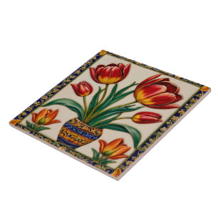 Trendy Tulips Beautiful Collection Ceramic Tile