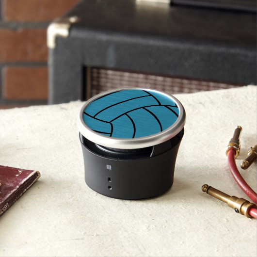 Trendy Turquosie Volleyball Speaker (In Situ)