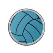 Trendy Turquosie Volleyball Speaker (Front)