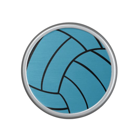 Trendy Turquosie Volleyball Speaker (Front)