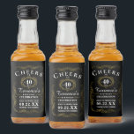 Trendy Typography Any Age Birthday Party Favor Liquor Bottle Label<br><div class="desc">Celebrate in style with these modern and very trendy typography bottle labels. Easily personalise the template wording to make these labels perfect for your special occasion.</div>