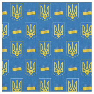Trendy Ukrainian Flag  fabric & Ukraine / fashion