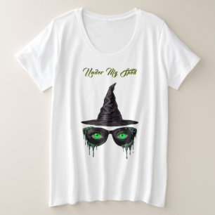 Trendy Under My Spell - Green Eyes Witchy Plus Size T-Shirt