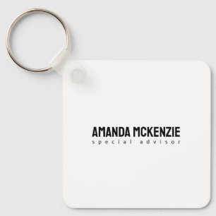 Trendy Unique Creative Minimalist Design Keychain