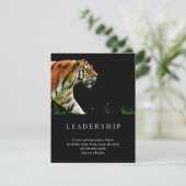 Trendy Unique Motivational Leadership Tiger (Standing Front)