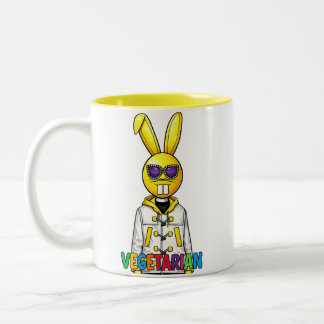 Trendy Urban Art Graphic Coffee Mug | Colorful Two