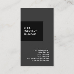 Trendy vertical custom made business card