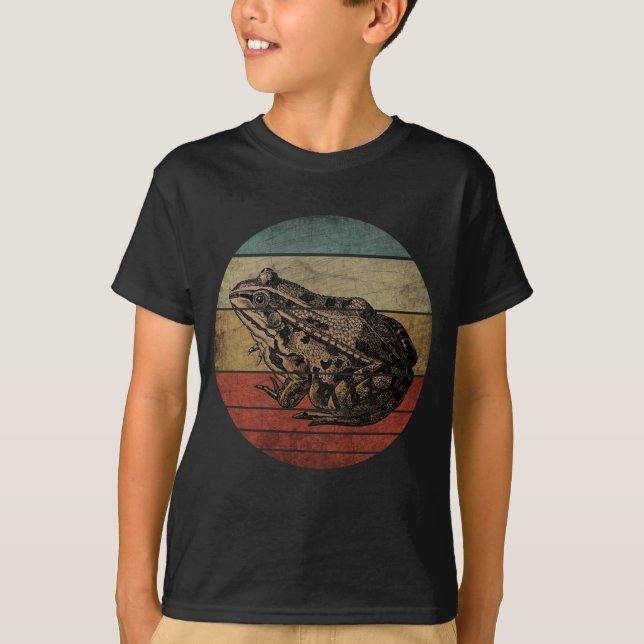 TRENDY VINTAGE FROG T-Shirt (Front)