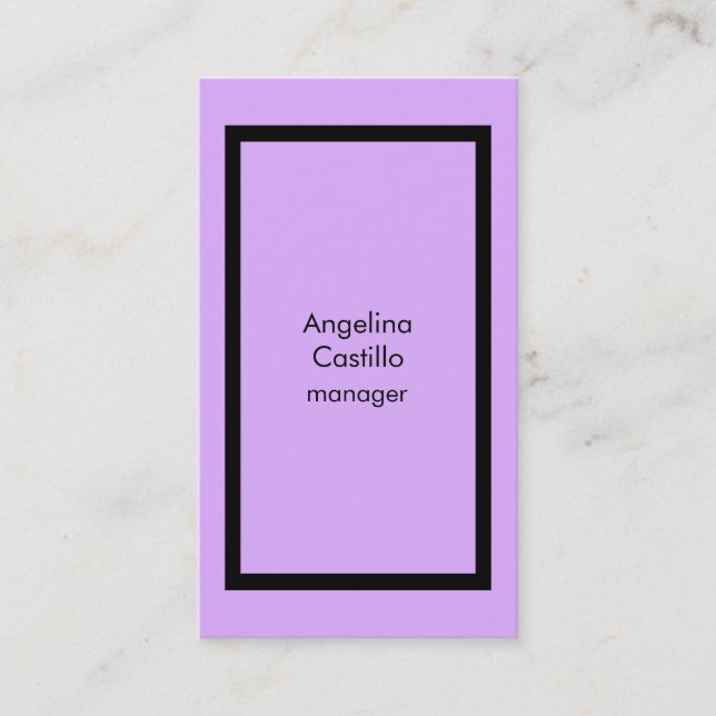 Trendy Vintage Mauve Mallow Pink Stylish Business Card (Front)