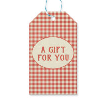 Trendy Vintage Red Checkerboard Pattern Custom