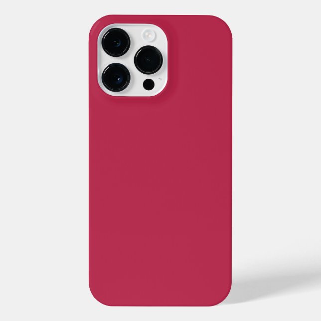 Trendy viva magenta solid color  Case-Mate iPhone  Case (Back)