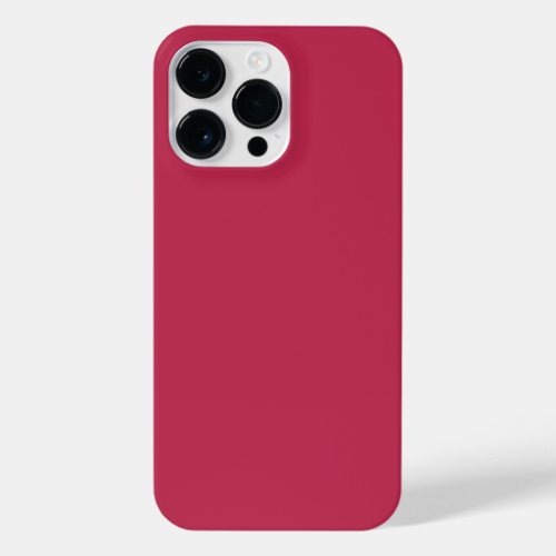 Trendy viva magenta solid color  Case_Mate iPhone  iPhone 14 Pro Max Case