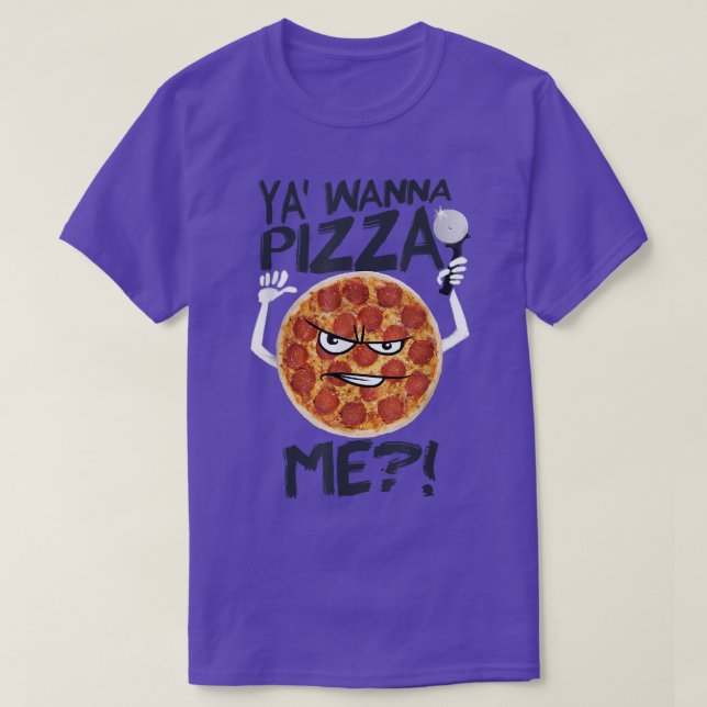 Trendy Wanna Pizza Me 33625694 T-Shirt (Design Front)