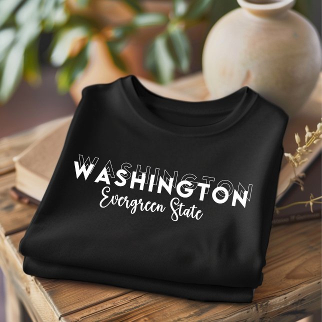 Trendy Washington Evergreen State T-Shirt (Creator Uploaded)