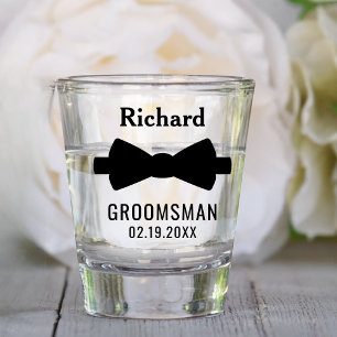 Trendy Wedding Bachelor Party Favors Groomsman Shot Glass