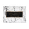 Trendy White Marble Makeup Artist Hair Salon